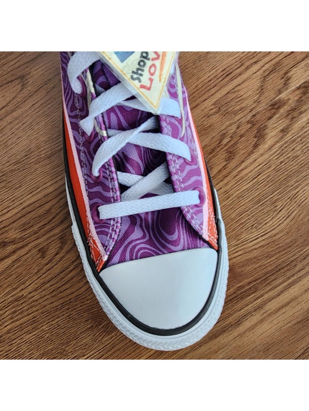 ❤️Converse Chuck Taylor Hi Willy Wonka X Sz 6 Men's shoes Sneaker Purple A08154C - Picture 9 of 13